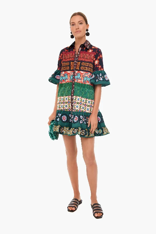 Patchwork Choux Dress