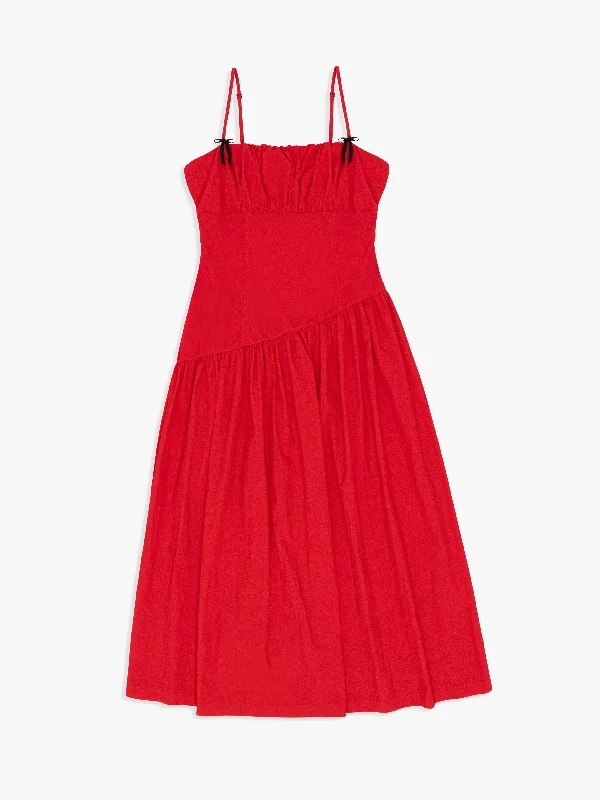 Meg Dress - Candy Red