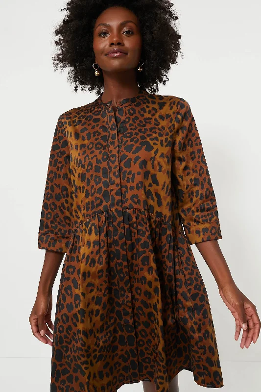 Leopard Royal Shirt Dress