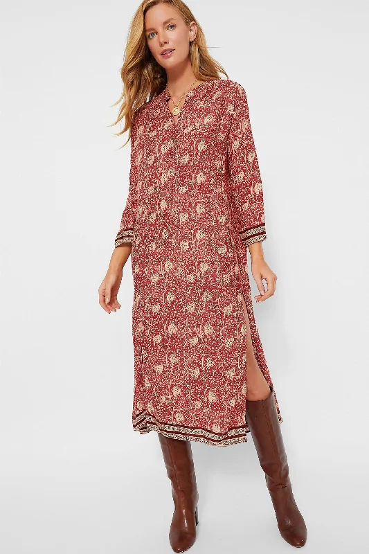 Water Lily Terracotta Isobel Dress