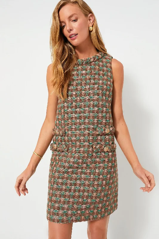 Neapolitan Tweed Sleeveless Jackie Dress