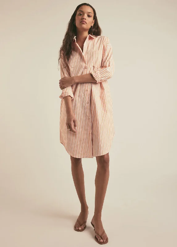 The Tell Me About It Dress | Creamsicle Stripe