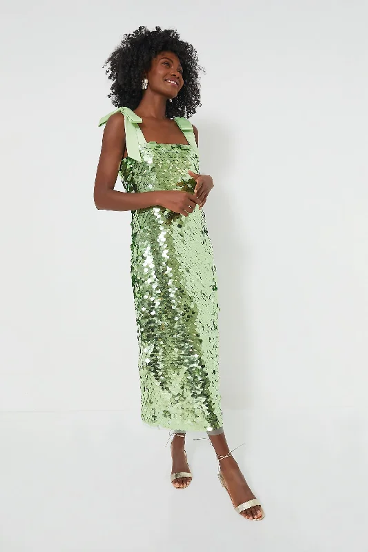 Mint Chip Sequin Roxy Dress