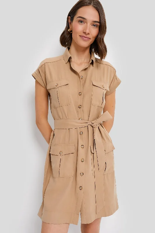 Khaki Hugo Dress