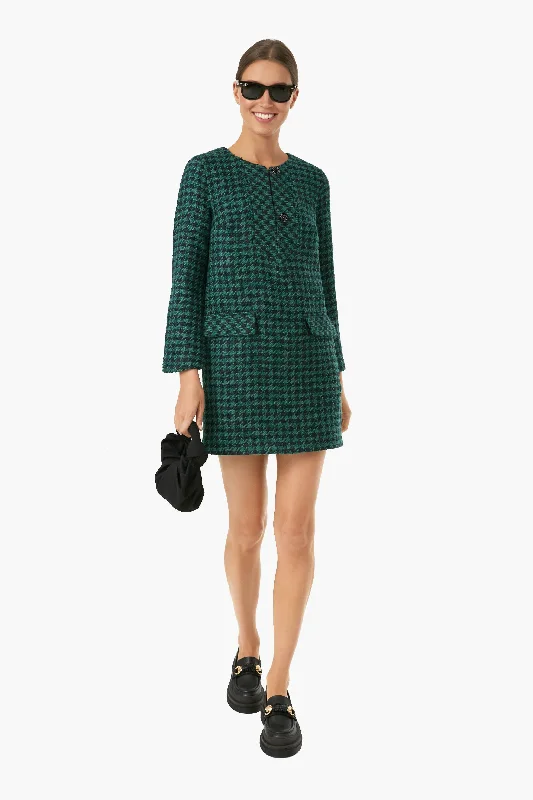 Green Check Ayla Dress