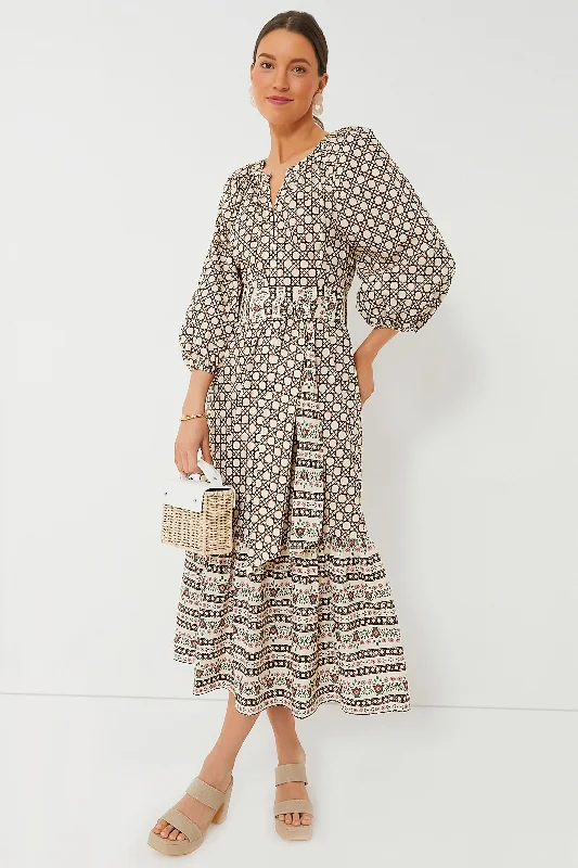 Birch Cane Border Lyles Dress