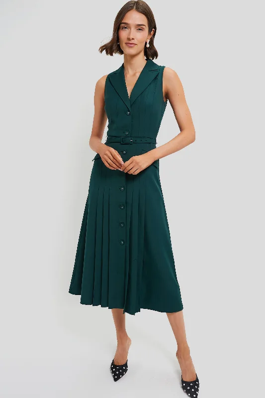 Dark Forest Green Livi Dress