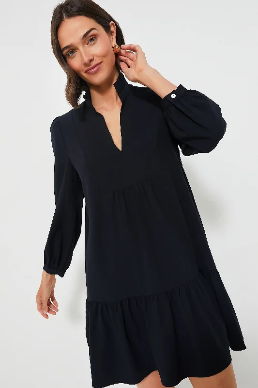 Navy Crepe Palmerston Dress