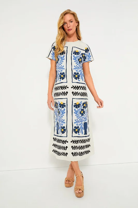 Azure Vases James Dress