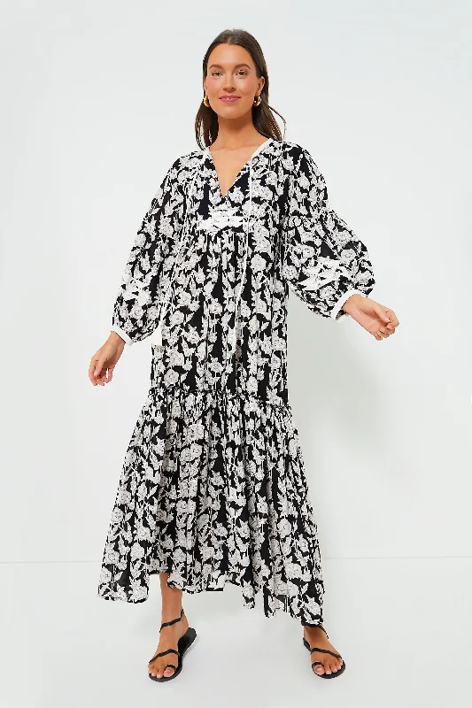 Bengal Black Maxi Dress