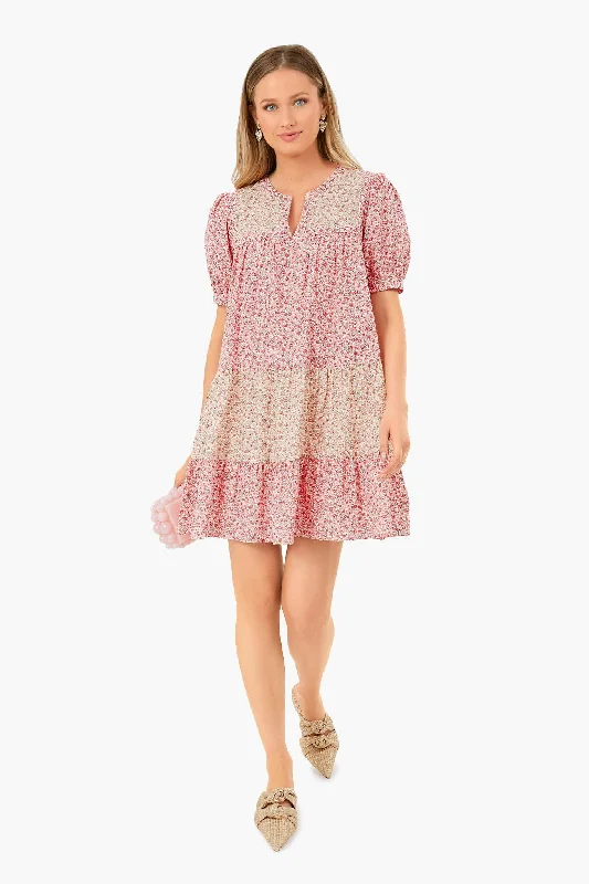 Multi Pink Floral Hana Mini Dress