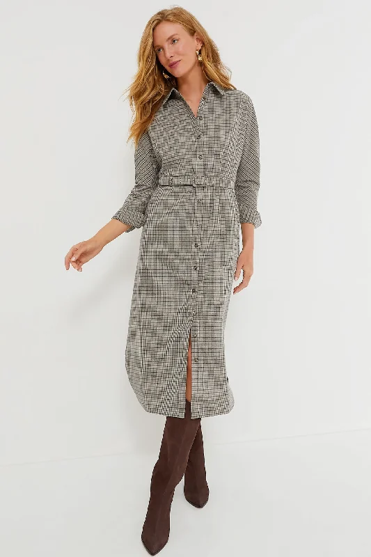 Sycamore Check Belted Vera Dress