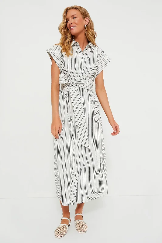 Linen Stripe Callie Dress