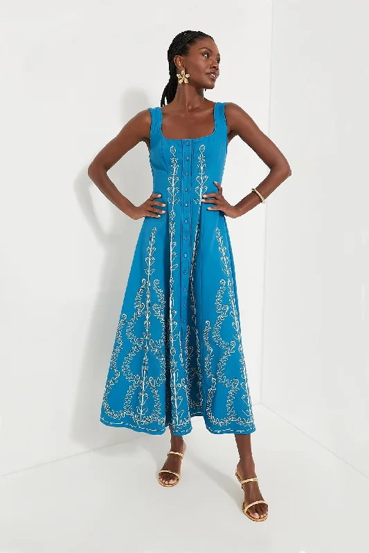 Sapphire Donovan Corded Midi Dress