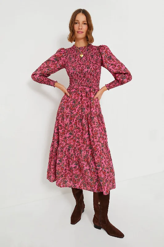 Pink Occitane Ivy Maxi Dress