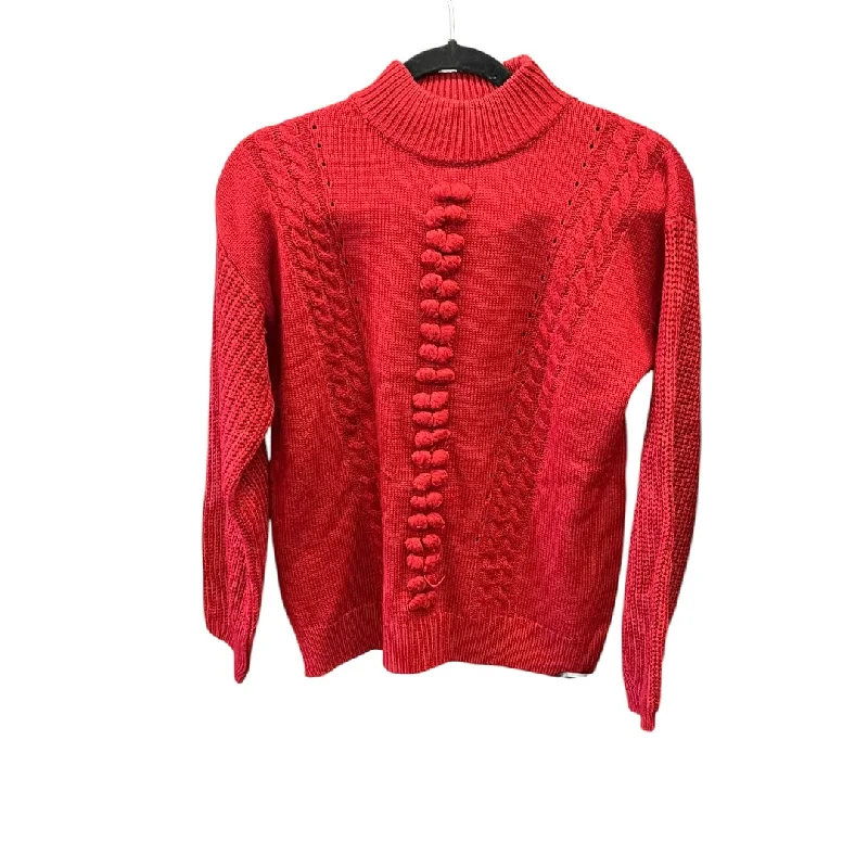 Sweater By Clothes Mentor In Red, Size: S