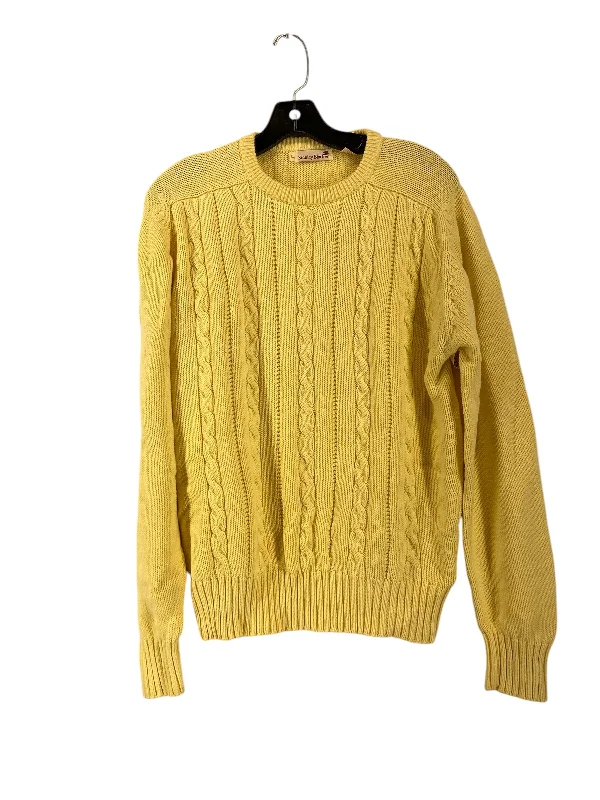 Sweater By Clothes Mentor In Yellow, Size: L