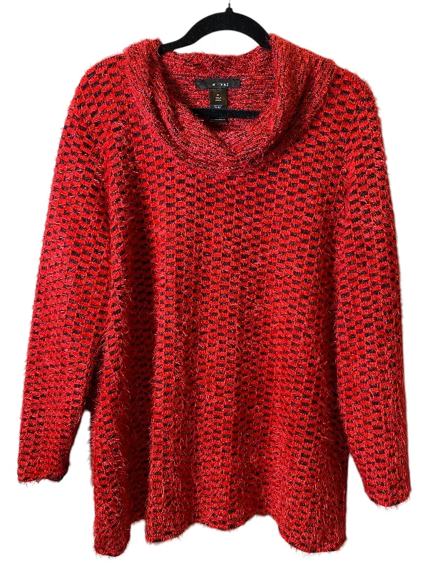 Sweater By Ali Miles In Red, Size: Xl