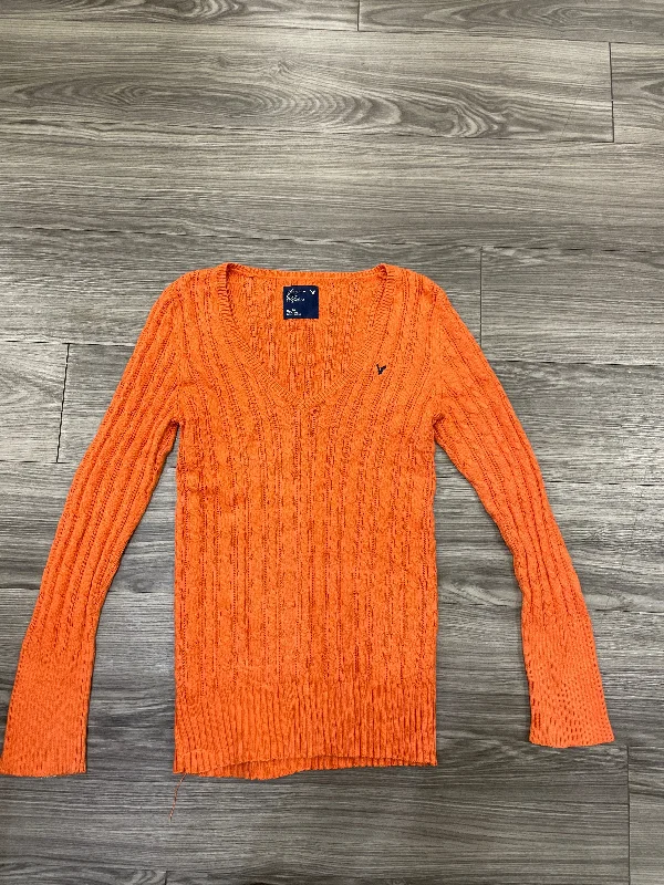 Sweater By American Eagle In Orange, Size: Xl