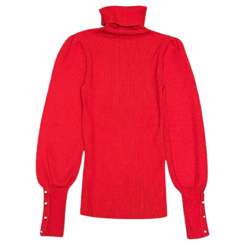 Sweater By Ann Taylor In Red, Size: Xxs