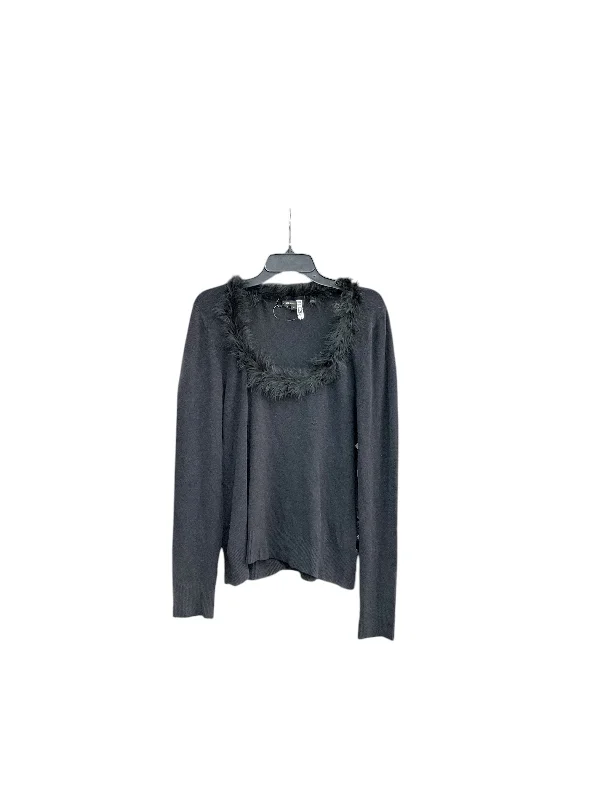 Sweater By Bcbgmaxazria In Black, Size: L