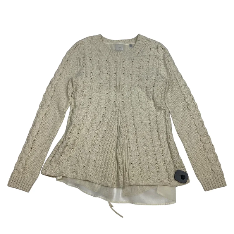 Sweater By Cabi In Cream, Size: S