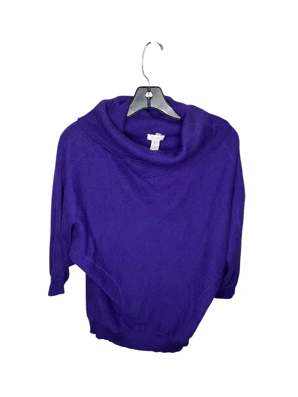 Sweater By Chicos In Purple, Size: 0