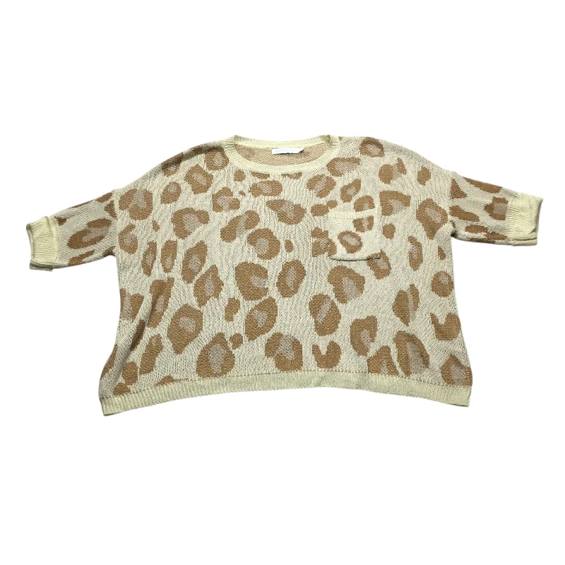 Sweater By Clothes Mentor In Animal Print, Size: S