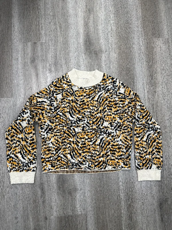 Sweater By Clothes Mentor In Animal Print, Size: Xs