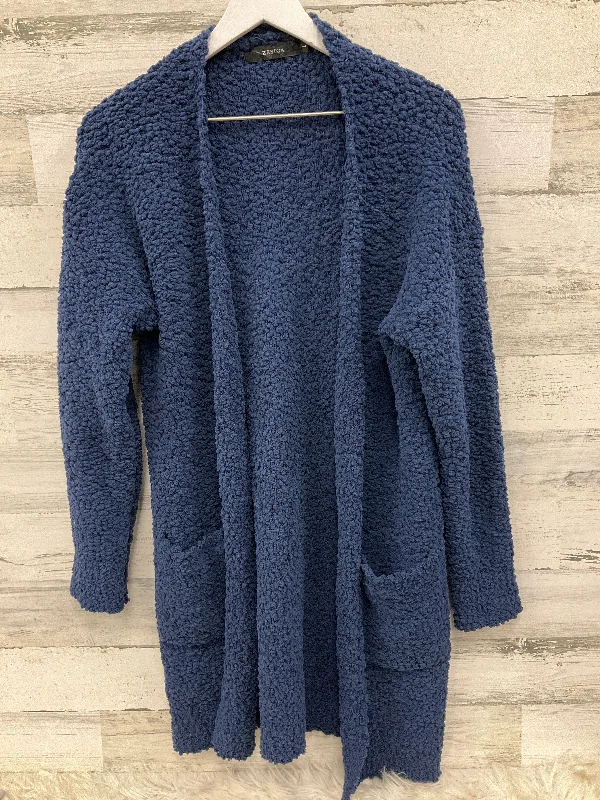 Sweater By Clothes Mentor In Navy, Size: L