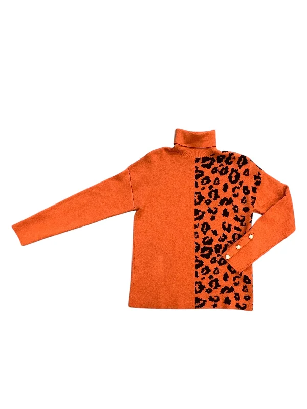 Sweater By Clothes Mentor In Orange, Size: M