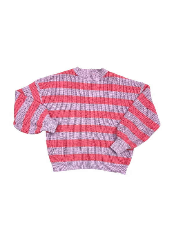 Sweater By Clothes Mentor In Pink & Purple, Size: M