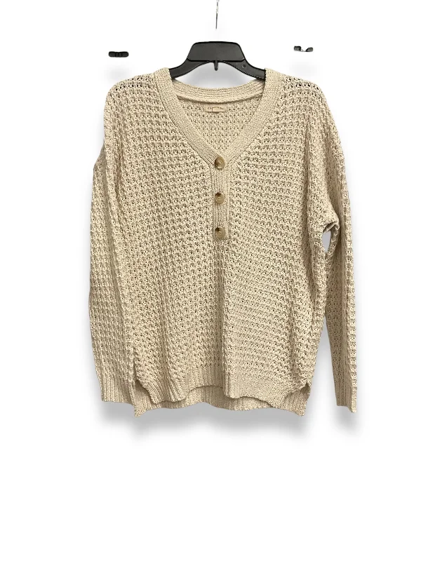 Sweater By Cmc In Cream, Size: S