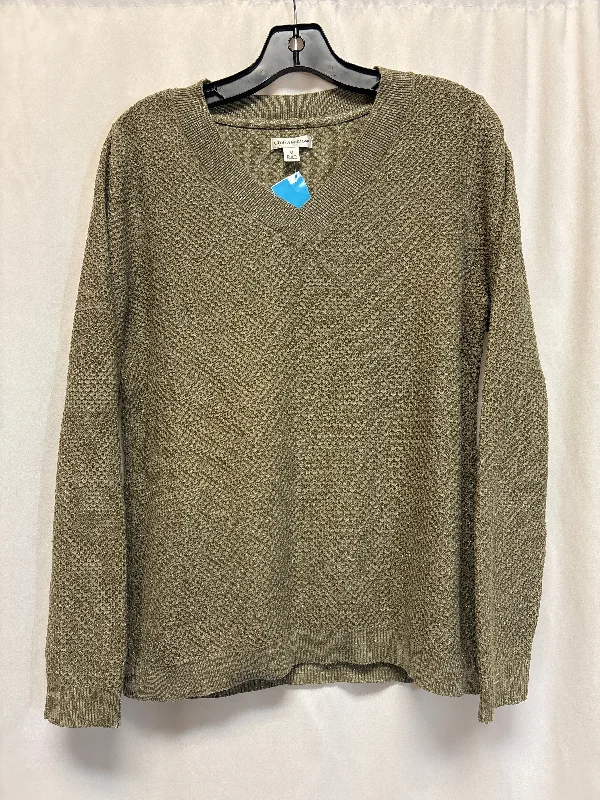 Sweater By Croft And Barrow In Green, Size: M