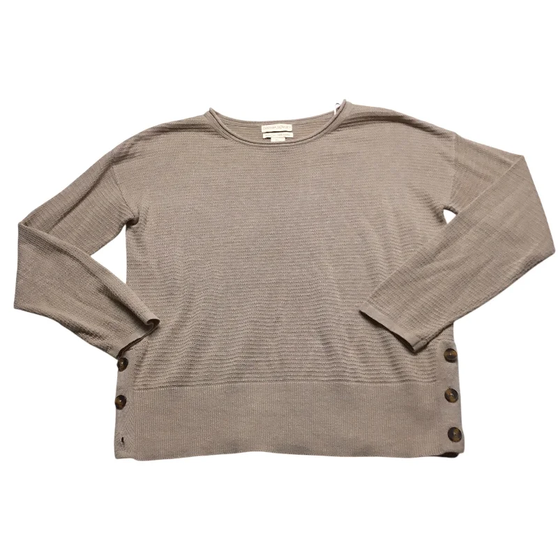 Sweater By Cynthia Rowley In Beige, Size: L