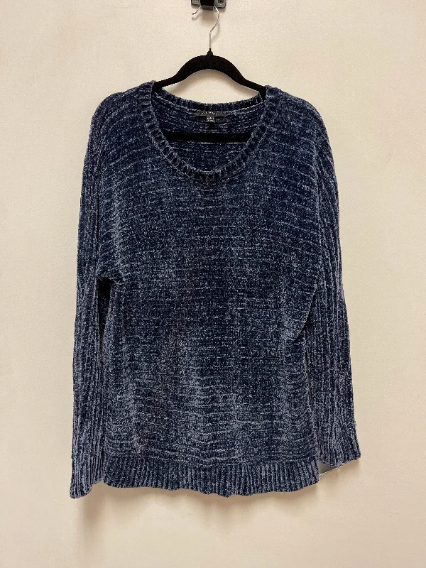 Sweater By Cyrus Knits In Navy, Size: L