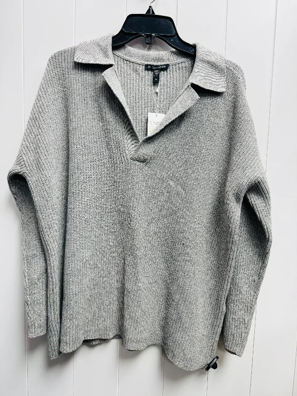 Sweater By Eileen Fisher In Grey, Size: S