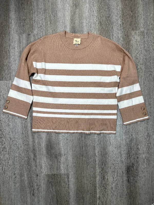 Sweater By Elie Tahari In Tan, Size: L