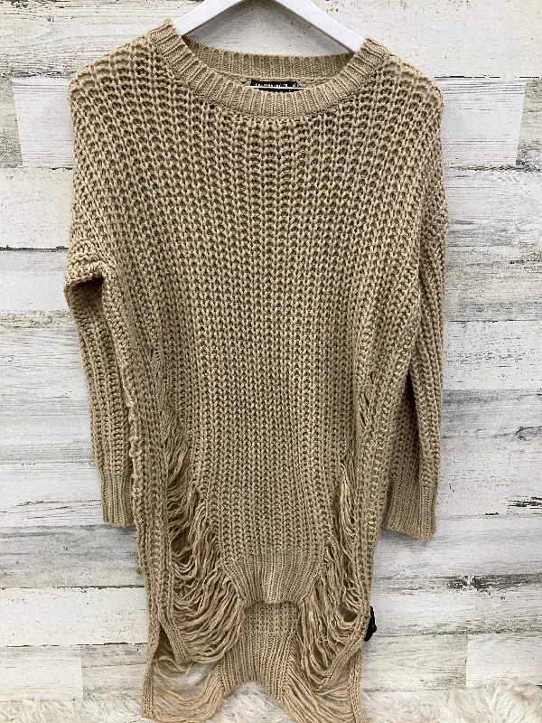 Sweater By Fashion Nova In Tan, Size: M