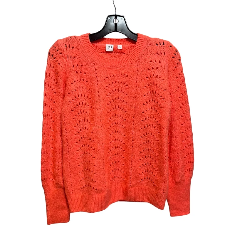 Sweater By Gap In Orange, Size: S