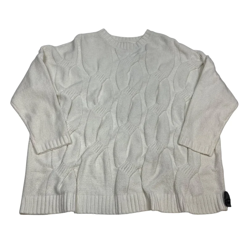 Sweater By J. Jill In Cream, Size: Xl