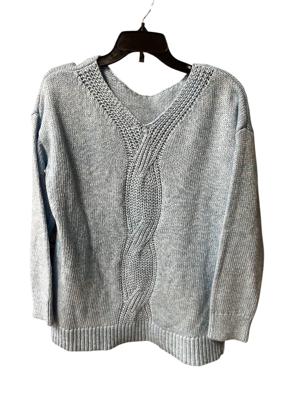 Sweater By Loft In Blue, Size: L