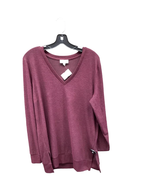 Sweater By Lucky Brand In Purple, Size: M