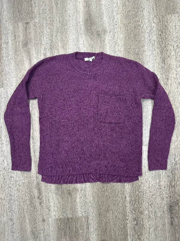 Sweater By Madewell In Purple, Size: Xs