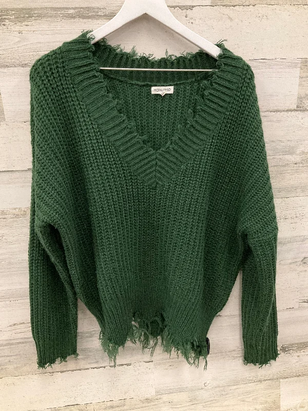 Sweater By Main Strip In Green, Size: L