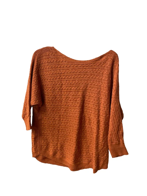 Sweater By Market & Spruce In Orange, Size: M