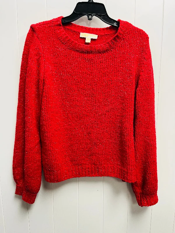 Sweater By Michael By Michael Kors In Red, Size: L