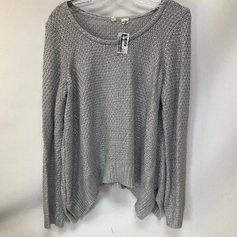 Sweater By Moth In Silver, Size: Xl