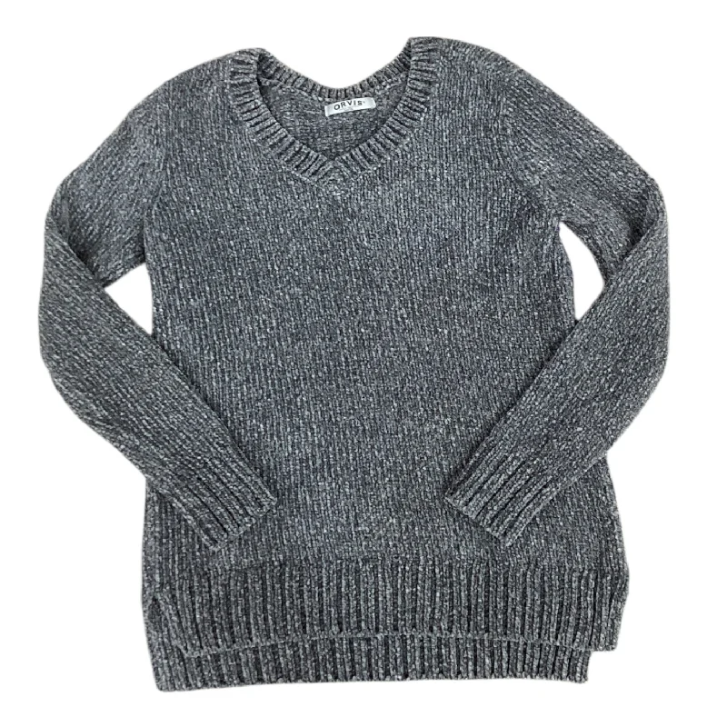 Sweater By Orvis In Grey, Size: M