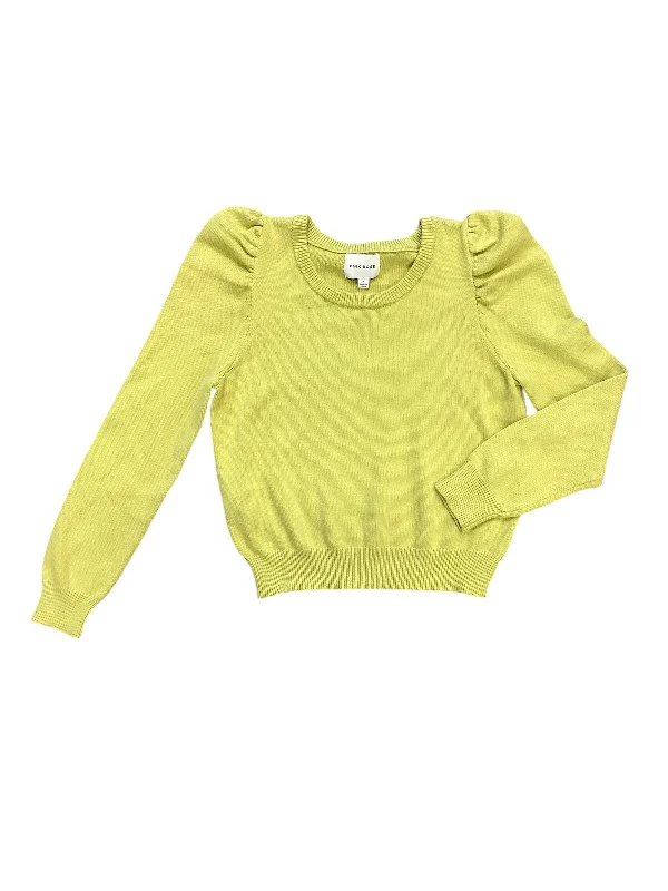 Sweater By Pink Rose In Chartreuse, Size: M